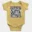 Straight Outta Coimbatore Onesie/Romper in Yellow Color
